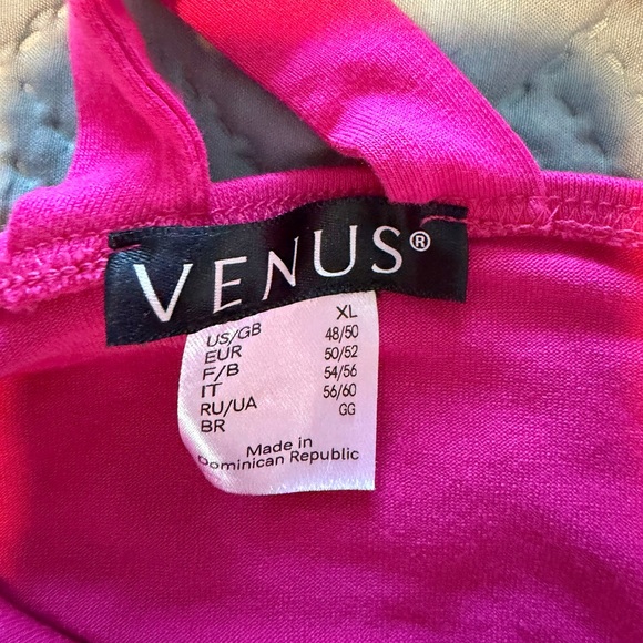 Women's Hot Pink Strappy Top - Picture 4 of 7